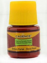 Cadence Opague Glas & Porselein verf Oxcide rood  01 049 0554 0045  45 ml