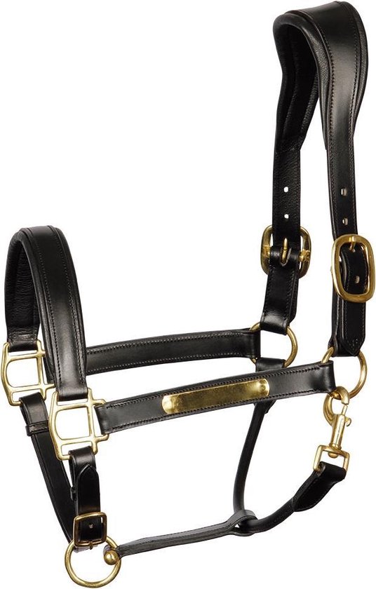 Harry's Horse Halster leder Anatomic COB Zwart bol.com