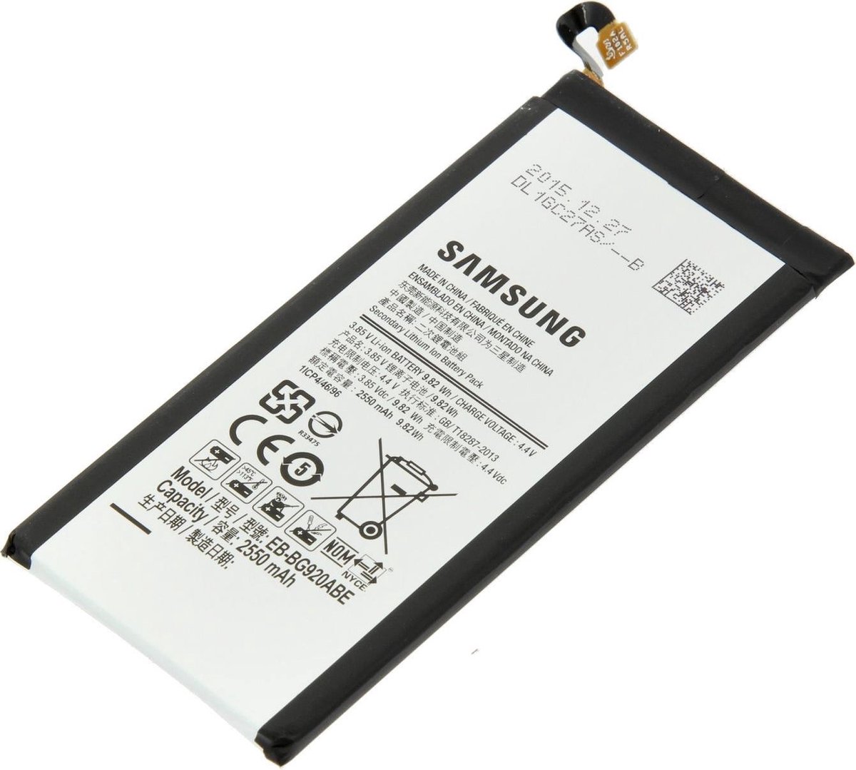 Batterie d'origine pour Samsung Galaxy S6 | bol