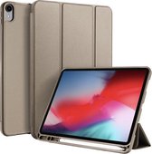 Tablet hoes geschikt voor Apple iPad Pro 11 (2018) - Dux Ducis Osom Tri-Fold Book Case Series - Champagne