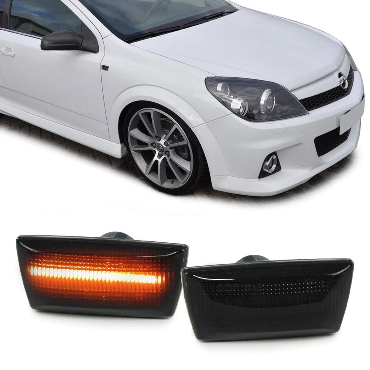 praktijk onderbreken niettemin bol.com | Knipperlicht zijkant LED zwart Opel Astra H Corsa D Zafira B  Insignia