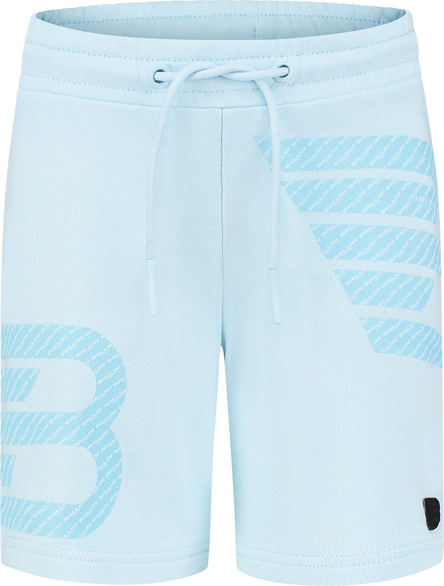 Ballin Amsterdam - Jongens Regular fit Shorts Sweat - Lt Blue - Maat 8