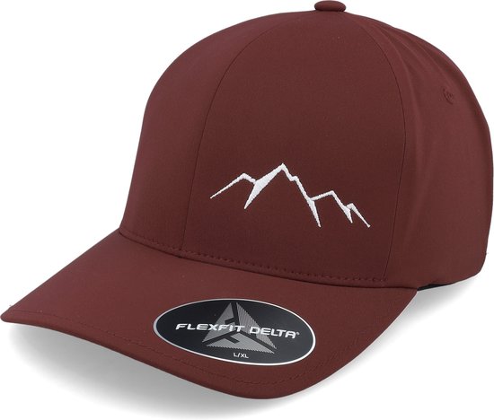 Hatstore- Small Mountain Delta Maroon Flexfit - Wild Spirit Cap