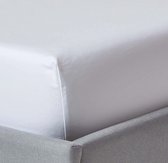 Homescapes Drap-housse 140 x 200 cm en satin de coton égyptien 1000 fils, Blanc