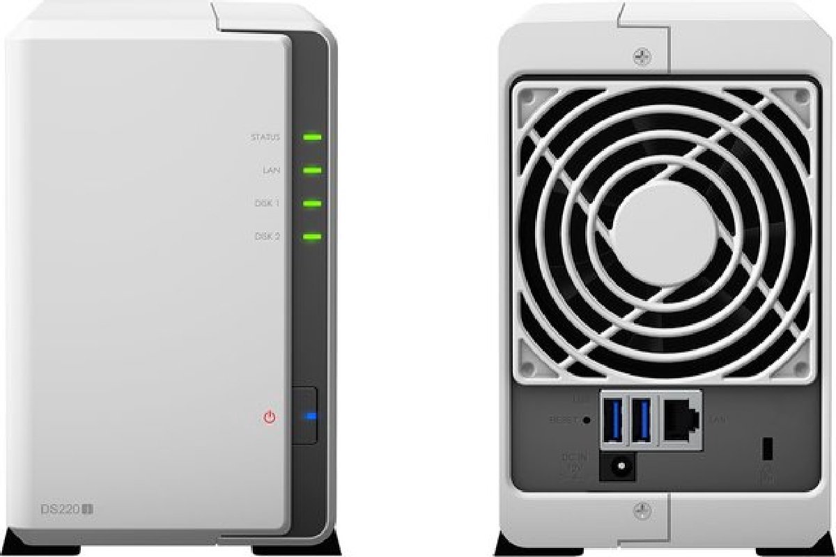 Synology DiskStation DS220j NAS-server 2 TB 2 Bay Voorzien van 2x
