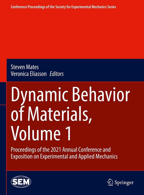 Engineering (R0) - Dynamic Behavior of Materials, Volume 1 - cover