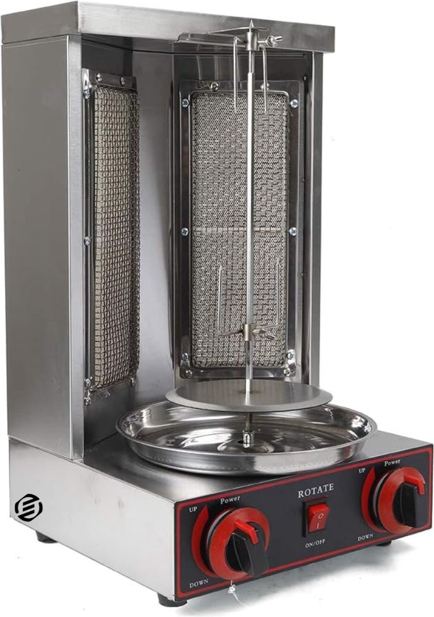 Equivera Verticale Grill Multigrill Met Draaispit Elektrische Grill Kebal Grill Kippengrill Kip Grill Donergrill MUST HAVE