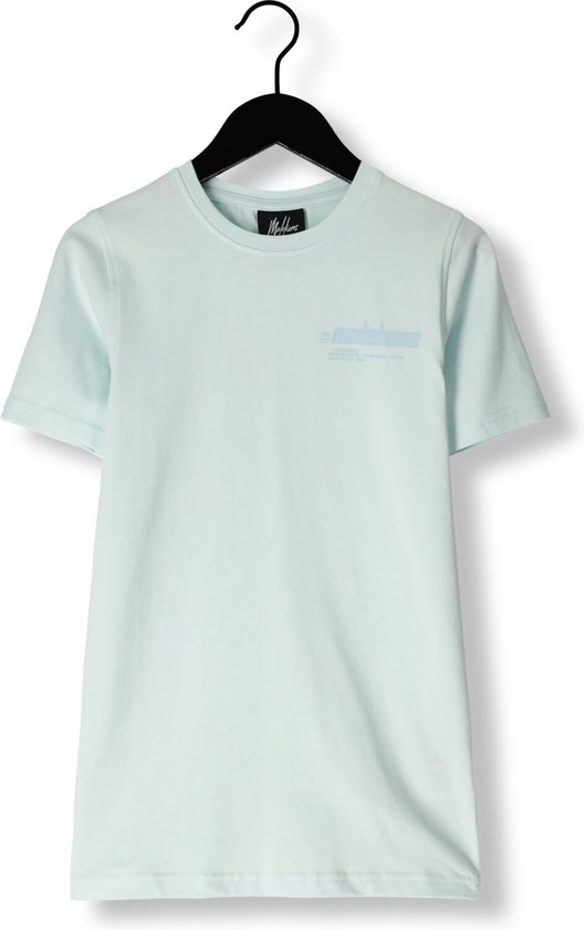 Malelions Worldwide T-shirt Polo's & T-shirts Jongens - Polo shirt - Lichtblauw - Maat 128