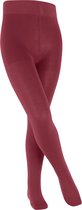 FALKE Family dun eenkleurig katoen panty kinderen rood - maat 110-116