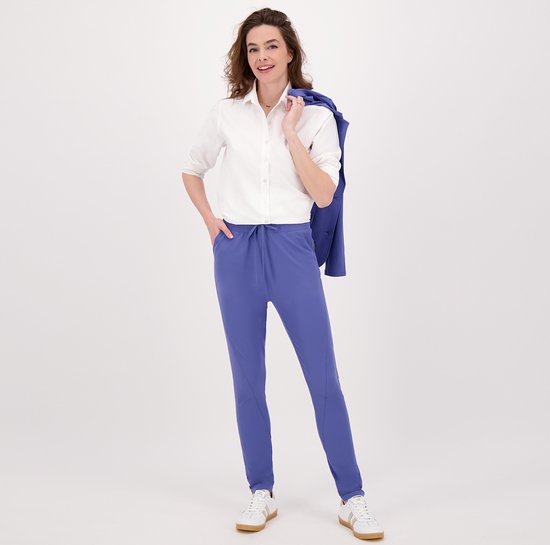 Blauwe Broek/Pantalon van Je m'appelle - Dames - Travelstof - Maat 2XL - 3 maten beschikbaar