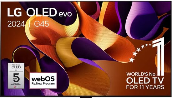 LG G4 OLED55G45LW - 55 inch - 4K MLA OLED - 2024