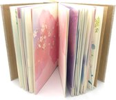 siixu Kleurrijke Blanco Notitieboek, Persoonlijke Dagboek voor Vrouwen/Mannen, Hardcover Schrijven Notebook Cadeau, Uniek Aquarel Ontwerp, 192 Pagina's