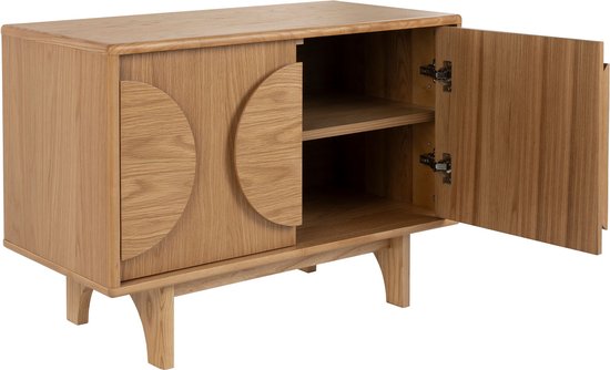 Zuiver Groove Dressoir Eiken 2 deuren - Bruin