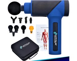 Premium Massagegun met 7 massagekoppen en 6 snelheidstanden - Massagegun professioneel - Vitalic