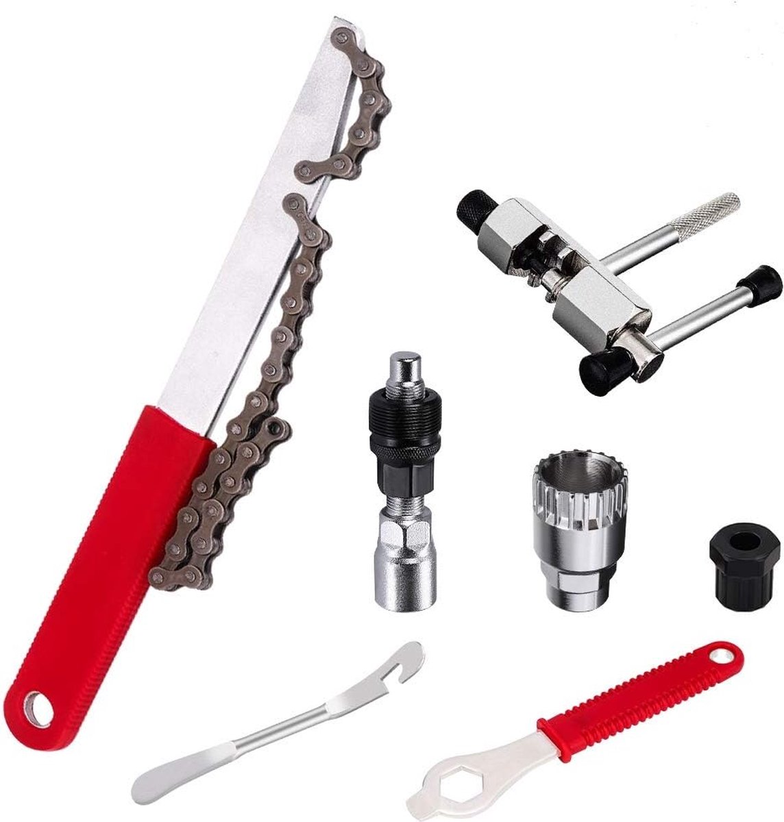 Fiets crankverwijderaar - pedaalverwijderaar - gereedschap cranktrekker - gereedschap - arm - moersleutel - fiets reparatie tool - Fiets cranktrekker - fiets crank trekker - fiets pedaal trekker - gereedschap reparatie onderhoud remover