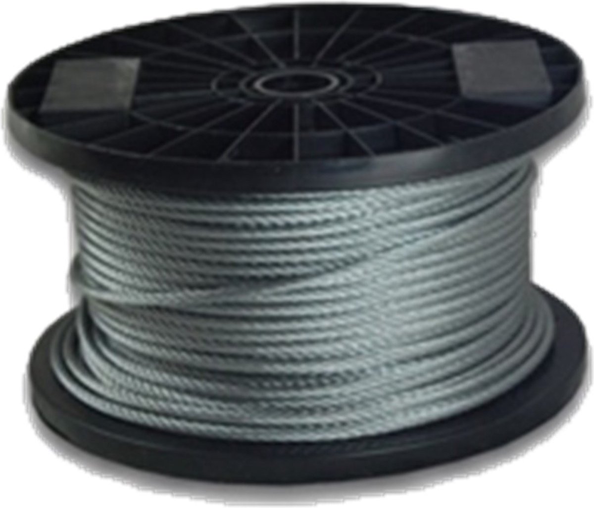 Chr. Muller Touw Staalkabel 2 mm 100 m haspel