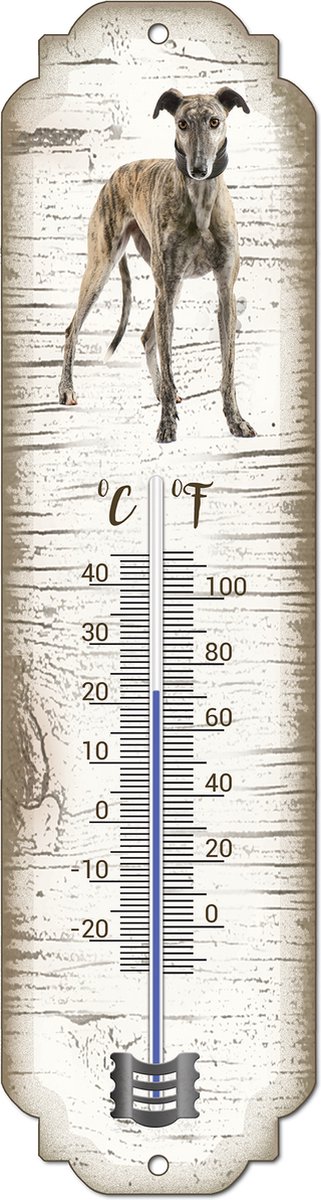 Thermometer: Greyhound | Hondenras | Temperatuur binnen en buiten | -25 tot +45C