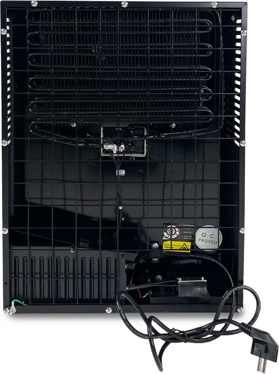 HCB® - Professionele Horeca Minibar koeling - 40 liter - 230V - Mini Koelkast - Kleine drankenkoelkast - Flessenkoelkast - Bier koelkast - tafelmodel - 43x40x56.5 cm (DxBxH) - 13 kg - Frigo - 1425 van hcb — afbeelding 5