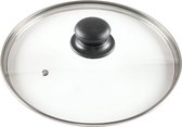 Couvercle Glas Résistant à la chaleur 24 cm - Couvercle de casserole - Couvercle de casserole - Couvercle de casserole