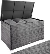 tectake - boîte à oreillers Oslo - espace de rangement - diverses couleurs - Grijs - 404245