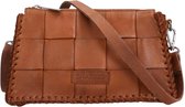 Shabbies Amsterdam Medium Crossbodytas / Schoudertas Dames - Leer - Noka - Licht Cognac