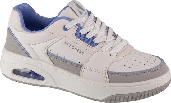 Skechers Uno Court - Courted Style 177710-WLV, Vrouwen, Wit, Sneakers, maat: 38,5