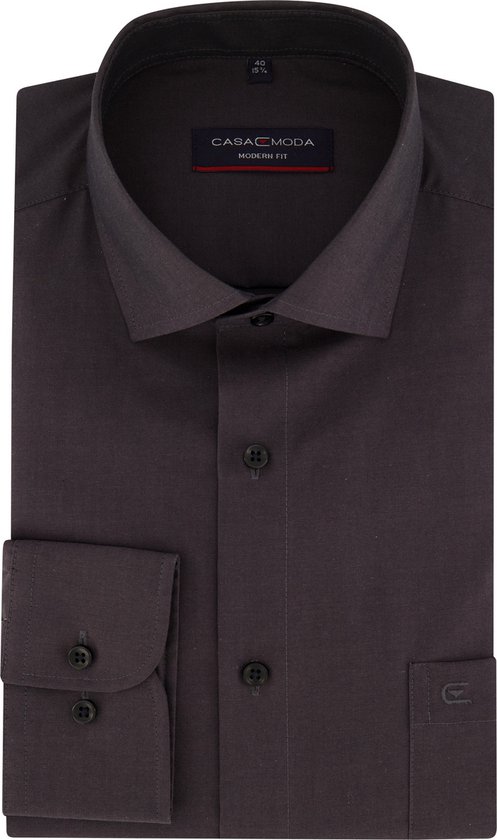 Chemise Casa Moda Uni Gris Kent Coupe Moderne - 40