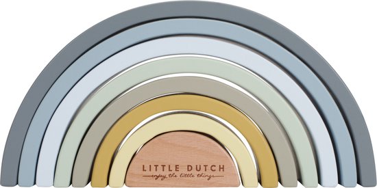 Little Dutch Houten Regenboog Blue
