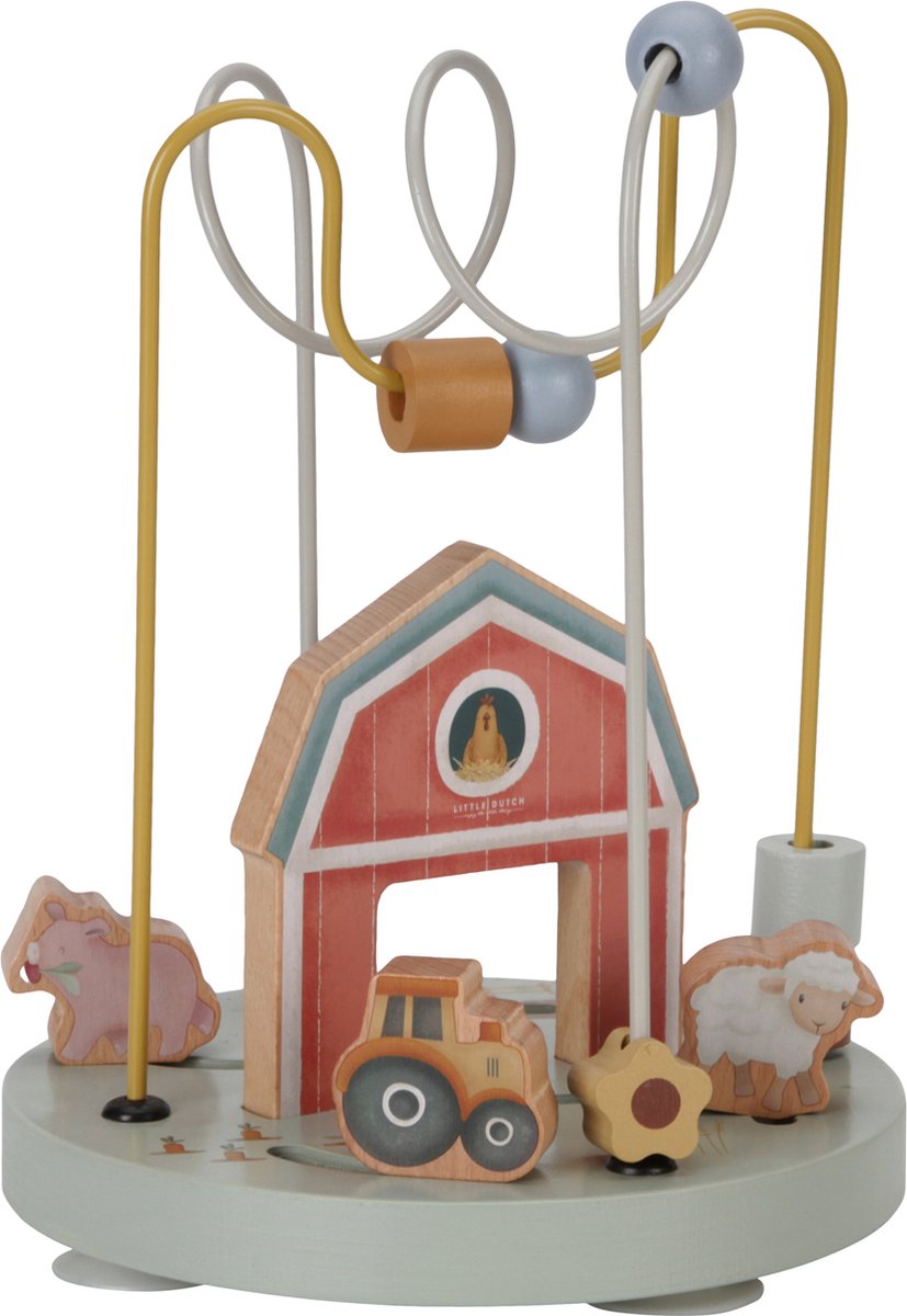 Little Dutch - Activiteitenspiraal hout FSC - Little Farm — afbeelding 8
