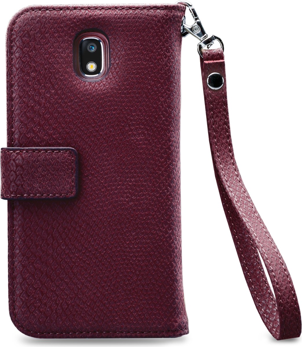 Mobilize Gelly Wallet Zipper Samsung Galaxy J5 (2017) Hoesje Bordeaux