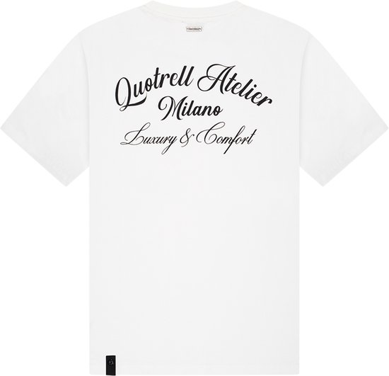 Quotrell - ATELIER MILANO T-SHIRT - WHITE/BLACK - M