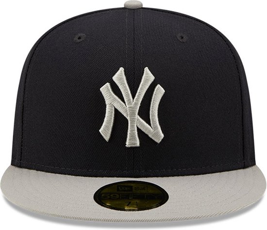 New Era New York Yankees MLB Side Patch Navy 59FIFTY Fitted Cap (7 1/2) L/XL