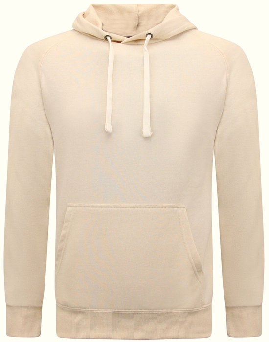 Hoodie Heren - Classic Hoodies met Capuchon - Beige