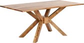 HAYES - Eettafel - Lichthout - 180 x 90 cm - Acaciahout