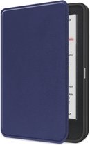 Housse adaptée pour Kobo Clara Color Case Bookcase Case Cover Sleepcover - Bleu foncé