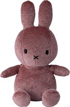 Miffy Sitting Corduroy Sparkle Pink - 23 cm - 9''