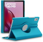 ebestStar - Hoes voor Lenovo Tab M9, Roterende Etui, 360° Draaibare hoesje, Blauw