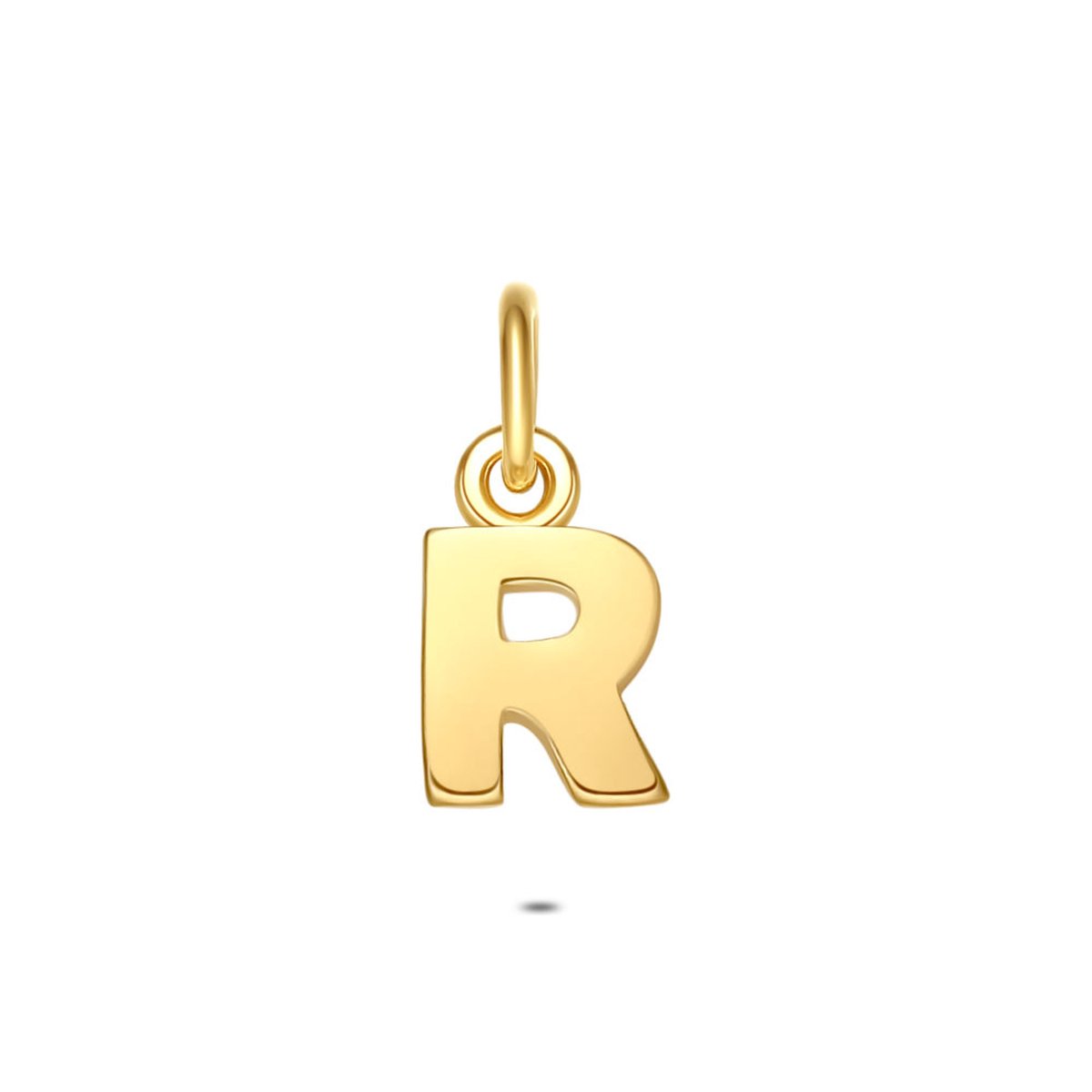 Twice As Nice Hanger in 18kt verguld zilver, letter R
