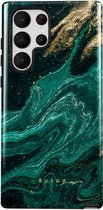 BURGA Telefoonhoesje voor Samsung Galaxy S22 Ultra - Schokbestendige Hardcase Hoesje - Emerald Pool