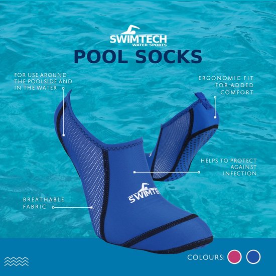 Swimtech Swim Socks Junior Polyester Bleu Taille 41/44 bol