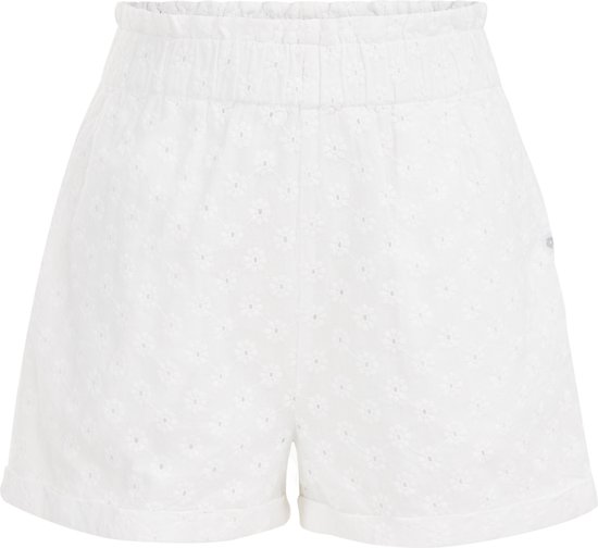 WE Fashion Meisjes short met broderie anglaise