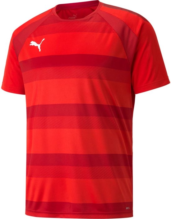Puma Teamvision Shirt Korte Mouw Heren - Rood | Maat: XL