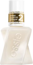 essie Gel Couture Matte top coat - nagellak die je gelmanicure thuis versterkt en beschermt - voor een langdurig mat effect - zonder UV-lamp - 13,5ml