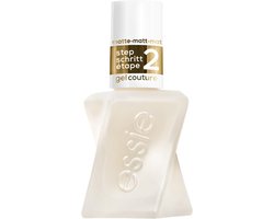 essie Gel Couture Matte top coat - nagellak die je gelmanicure thuis versterkt en beschermt - voor een langdurig mat effect - zonder UV-lamp - 13,5ml