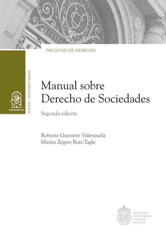 Manual sobre derecho de sociedades - cover