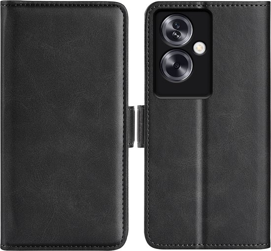 Oppo A79 - OnePlus Nord N30 SE Hoesje - MobyDefend Luxe Wallet Book Case (Sluiting Zijkant) - Zwart - GSM Hoesje - Telefoonhoesje Geschikt Voor Oppo A79 - OnePlus Nord N30 SE