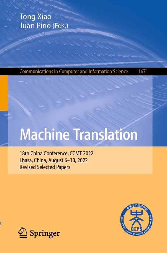 Springer Nature Proceedings Computer Science - Machine Trans ... - cover
