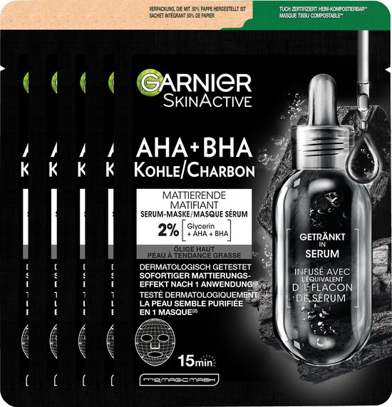 Garnier Skinactive Face Pure Charcoal Gezichtsmasker