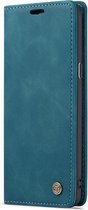CaseMe Book Case - Geschikt voor Samsung Galaxy S9 Plus Hoesje - Blauw