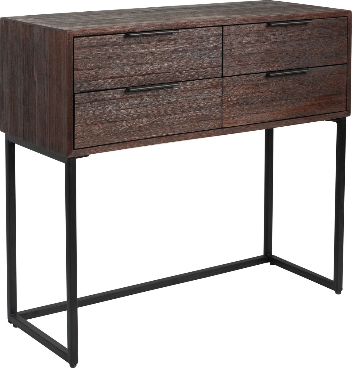 Housecraft Living Webster Ladekast/ Kast Klein 4 lades Teakhout Bruin
